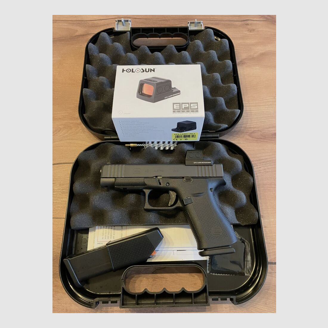 Glock 48 MOS inkl. Holosun Rotpunkt 9mmLuger