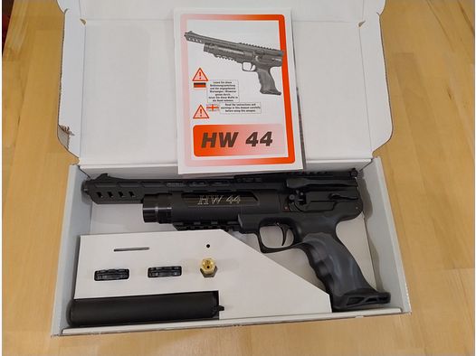 Weihrauch HW 44 als nieuw met geluiddemper