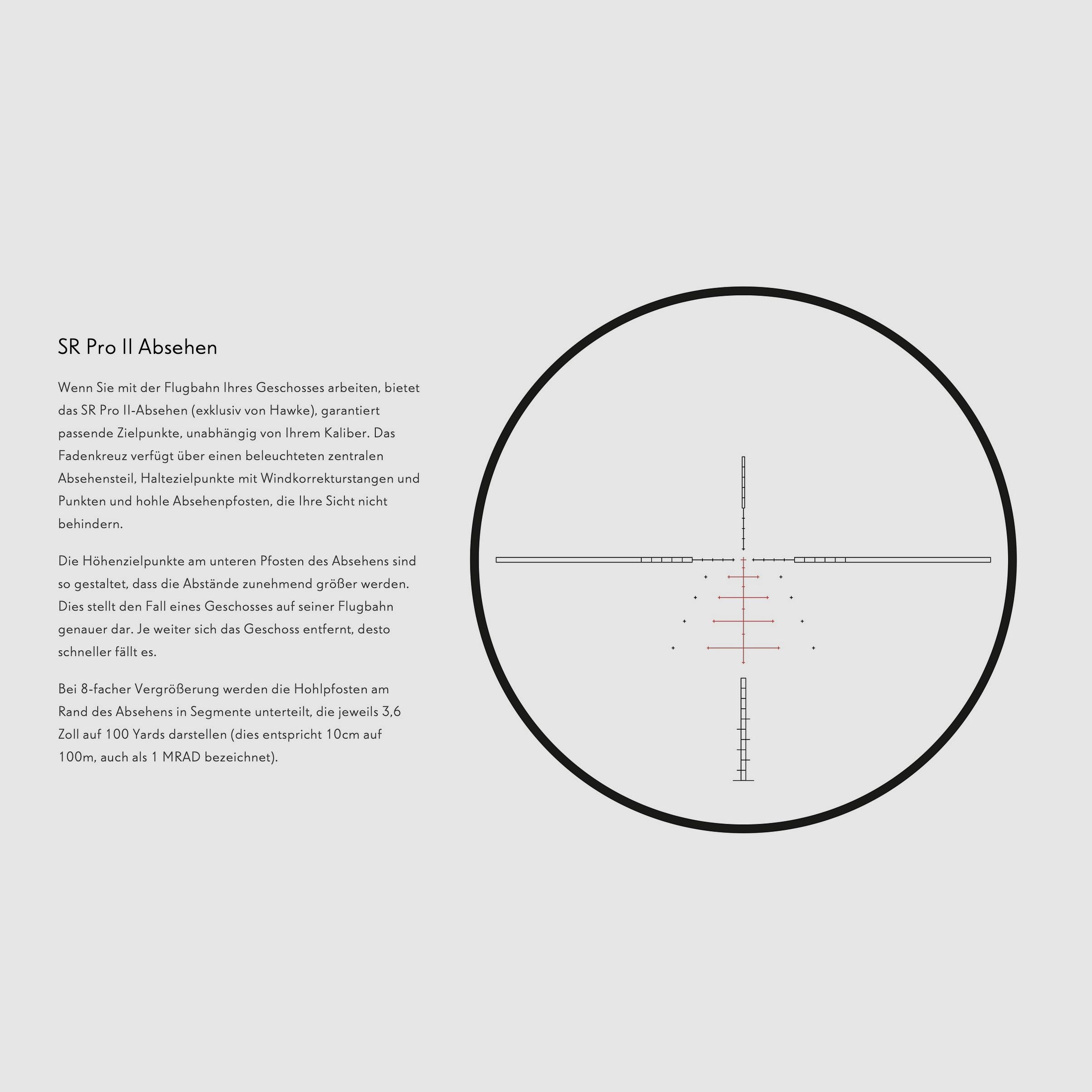 Hawke Zielfernrohr 17271 SIDEWINDER 30 SF 8-32x56 SR PRO II ABSEHEN