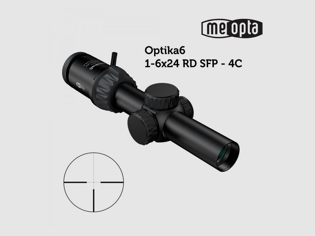Zielfernrohr Meopta MeoPro Optika6 1-6x24 SFP - RD 4C, Bild 3 von 3
