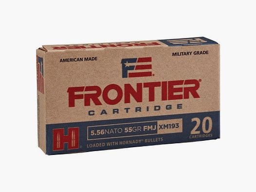 Hornady .223 Rem. FMJ Frontiers 55grs. - 20 Stk.