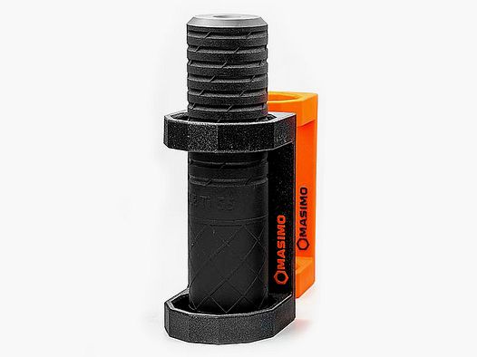 MASIMO Magic Schalldämpfer-Halterung Schwarz L, für 55 mm Ø (Abmessung 150x70x70mm)