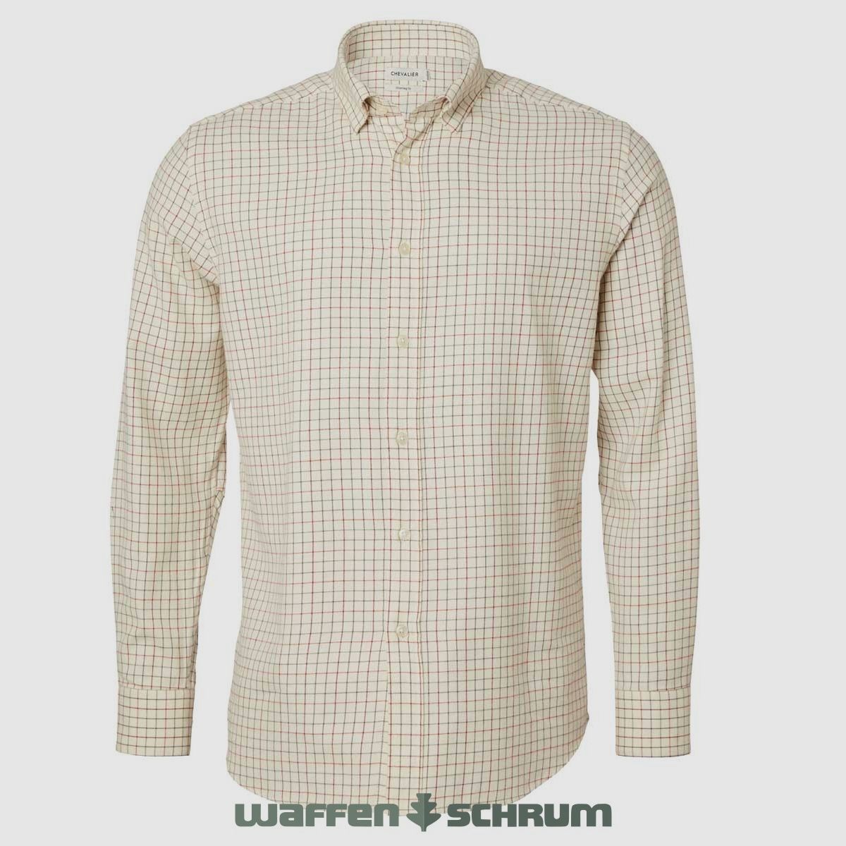 Chevalier Shirt Redway Dark Red Tattersall