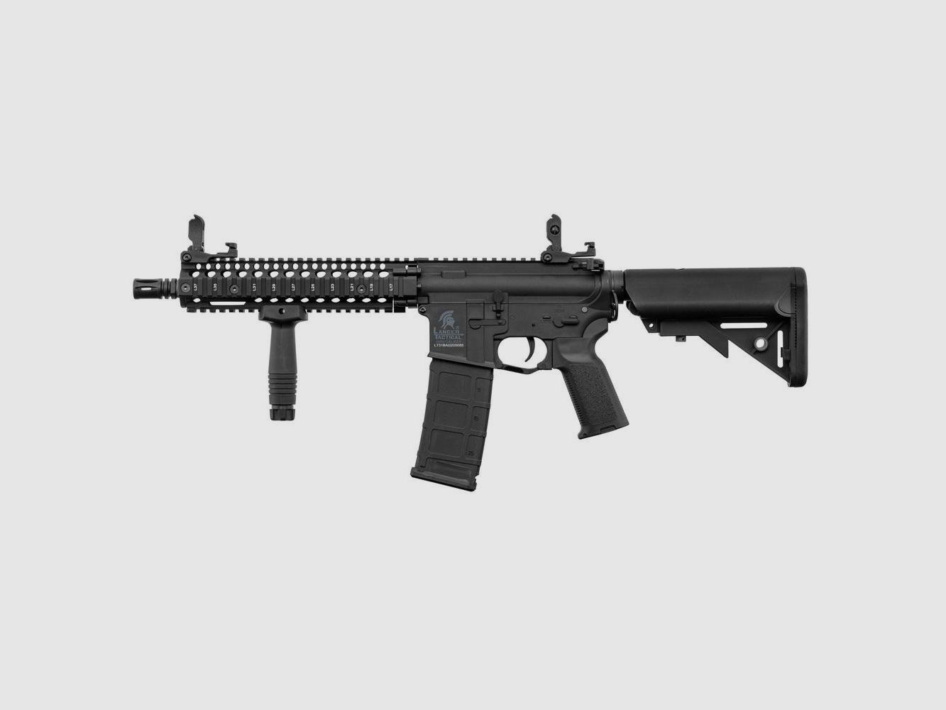 Replik AEG LT-18 GEN2 MK18 Schwarz Lancer Tactical - Komplettpaket - Hohe Leistung - Präzision und Robustheit, Bild 2 von 5