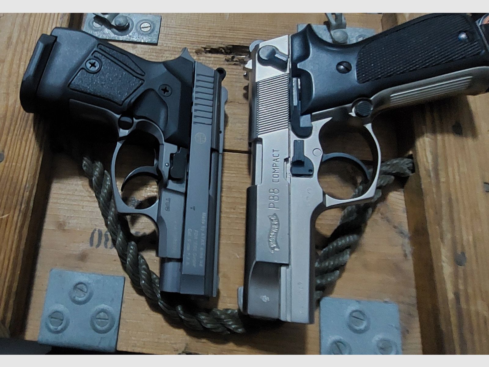 WALTHER P88 y ZORAKI 914 9 mm Schreckschuss no Walther Glock HW94 Colt