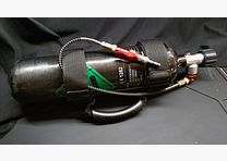 PCP compressed air bottle Carbon 3.0 liters incl. Foster Quickfill "Edgun Eazyfill" and BestFittings carrying strap