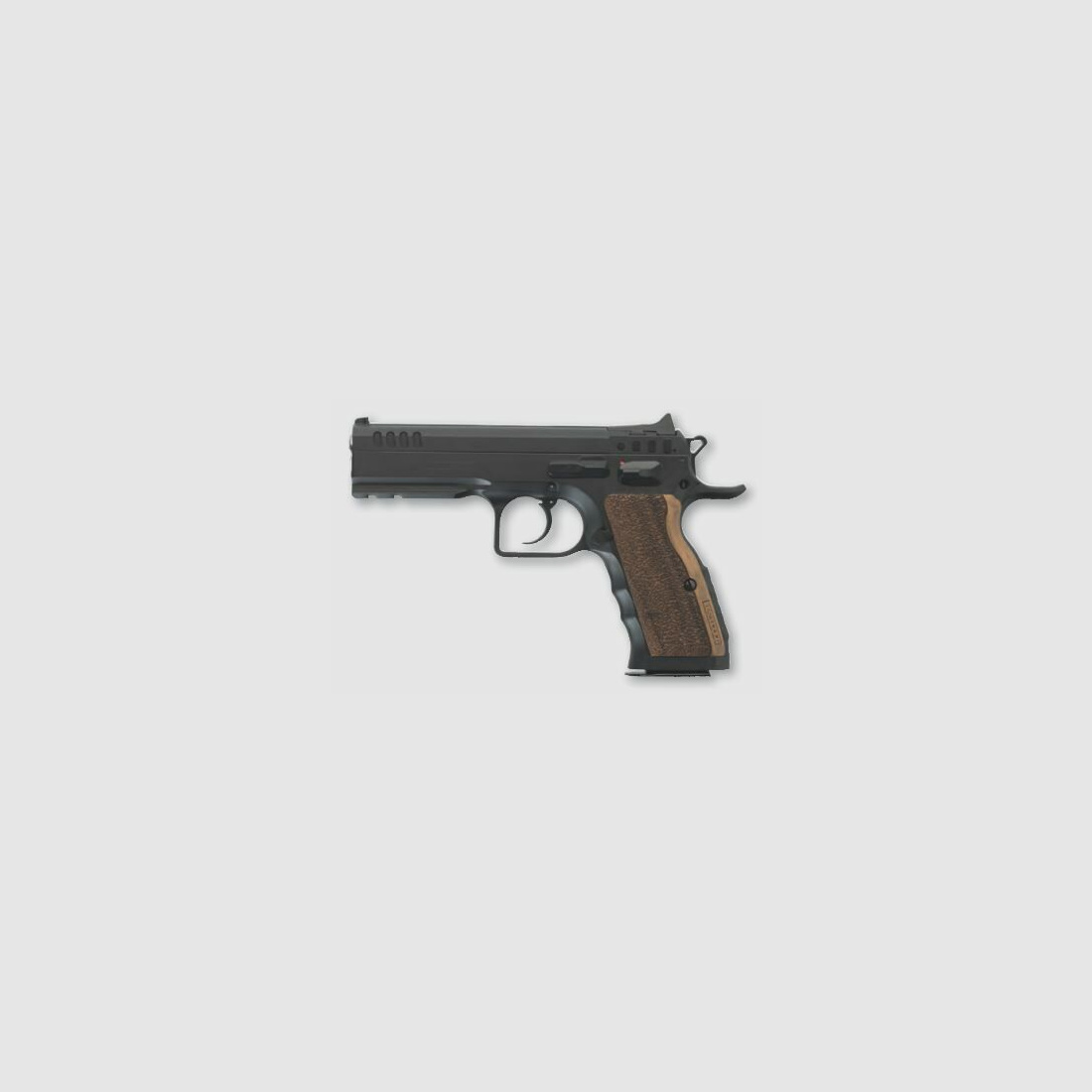 Tanfoglio Model Stock I, de instap in de IPSC Production Class zwart direct beschikbaar, adviesprijs: 1828 pistool 9mm Luger