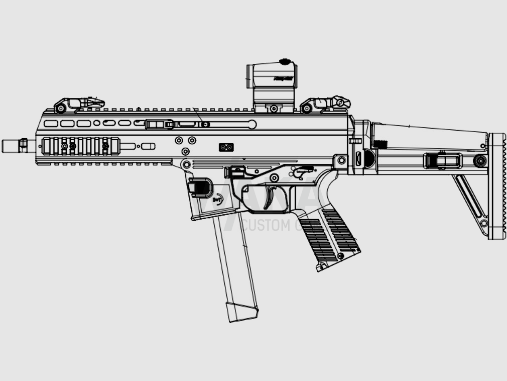 B&T Semi-Automatic APC9-G P PRO