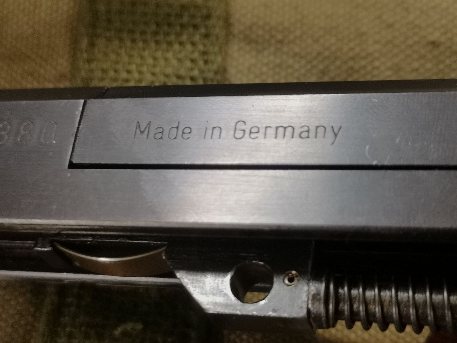 Browning High Power 9mm Para mit WS Peters Stahl PSWIII .22lr