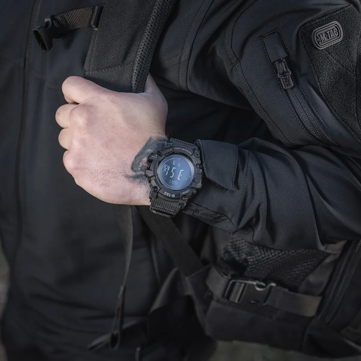 M-Tac Adventure orologio tattico, nero, immagine 5 di 7