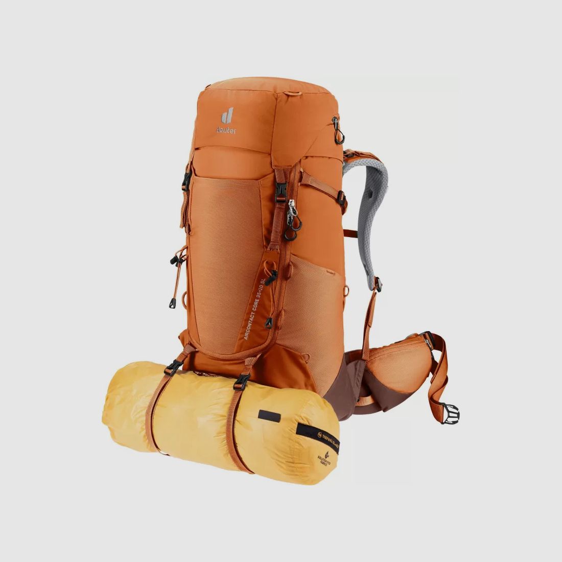 Deuter Aircontact Core 35+10 SL arancione, marrone, immagine 3 di 14