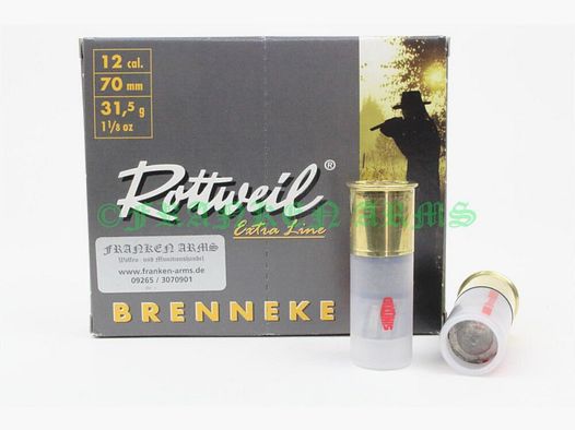 Rottweil	 Brenneke Classic 12/70 31,5g 10 Stück Staffelpreise