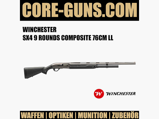 WINCHESTER SX4 9 Rounds Composite 12/76 76cm	 Selbstladeflinte Winchester