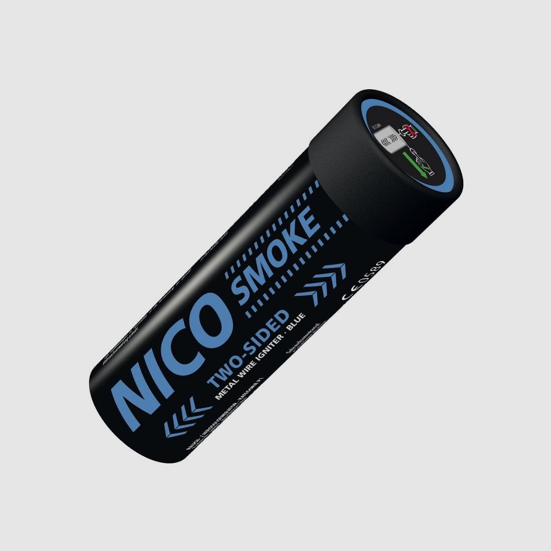 NICO 50 sekundowy dwustronny granat dymny Paintball (niebieski)