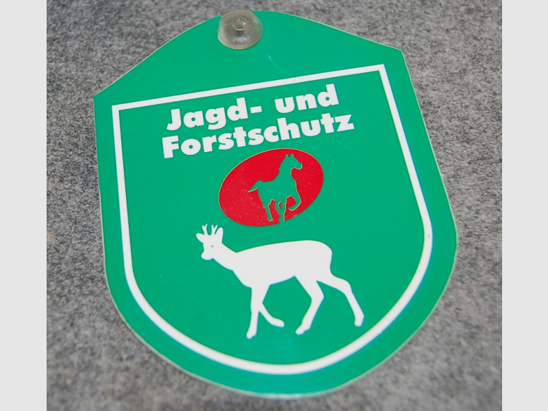 Jagd- und Forstschutz Autoschild * Niedersachsen*