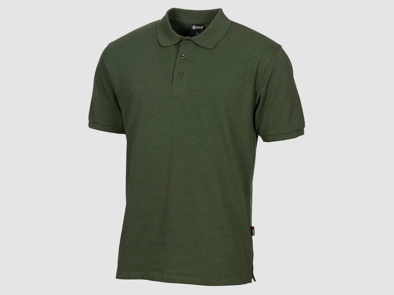 MFH MFH Poloshirt mit Knopfleiste oliv