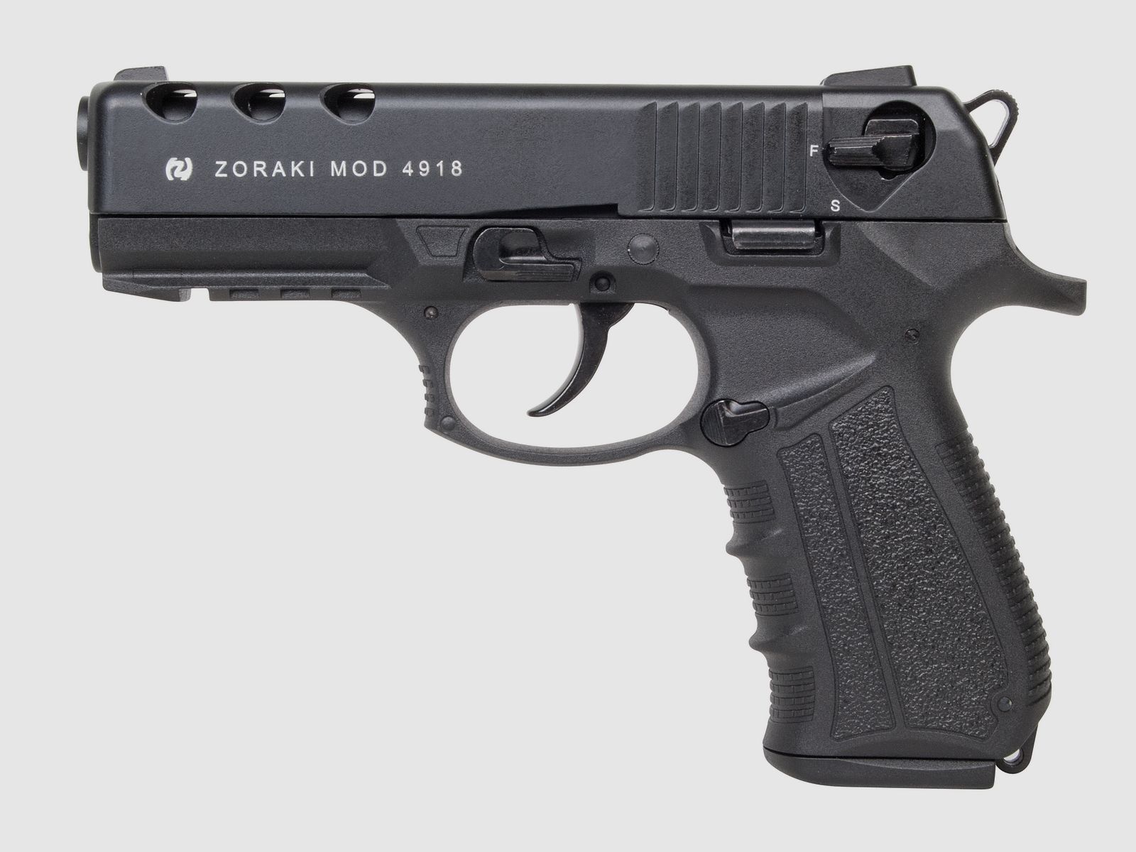 Zoraki 4918 Schwarz 9mm P.A.K. - Gas Signal