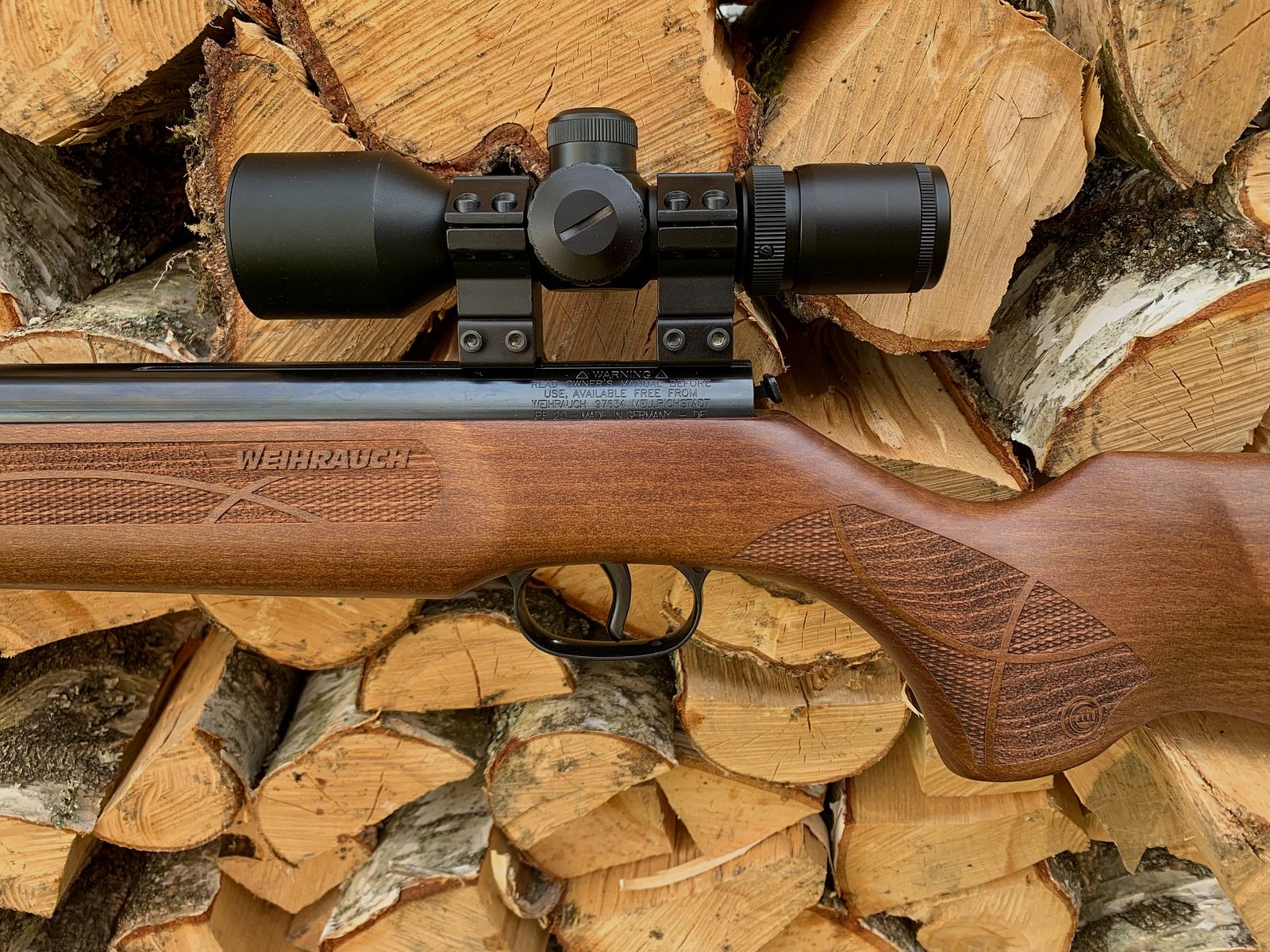 Weihrauch HW 50 M/II mit Schalldämpfer Kal. 4,5mm und Zielfernrohr 3-9x40 compact