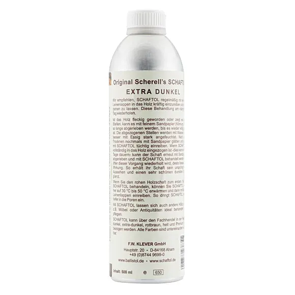 Schaftöl für Holz extra dunkel 500 ml, Bild 3 von 4