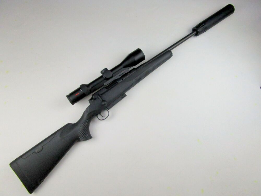 Mauser 25 Extreme mit ZF und Schalldämpfer