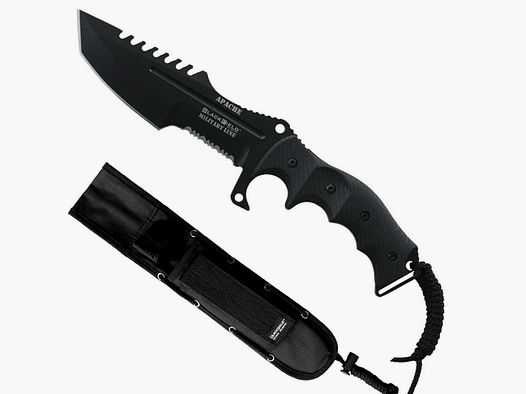 Einsatzmesser BlackField APACHE outdoor-Messer (Griff grau)