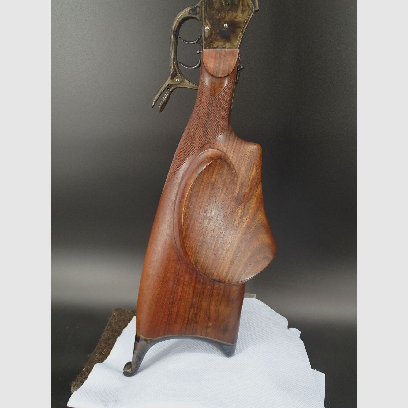 Gerd Adamy Aydt Systeem Schijvenbuks Kaliber 8,15x46R Bj 1998 Aydt Systeem Achkanntloop Stechersysteem