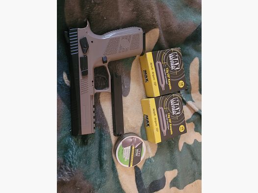 ASG CZ P-09 luchtpistool compleet set (voor knutselaars)
