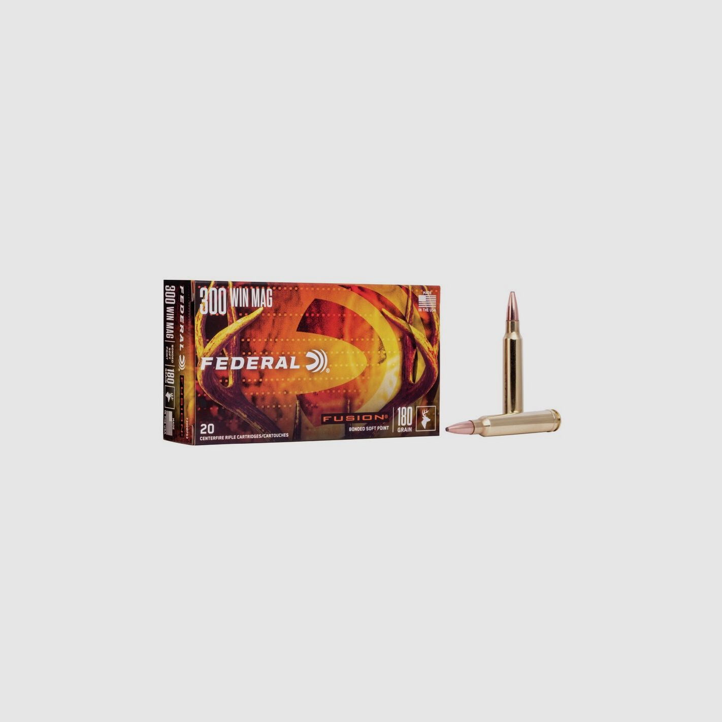 Federal Fusion Patronen 300 Win Mag / 180 Grain