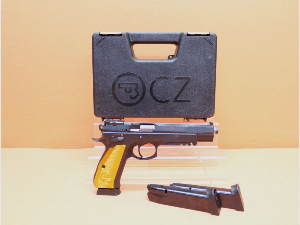 CZUB Frankonia Ha.Pistol 9mmLuger Frankonia CZ75 Taipan ORANGE Pro Tuning 6"/152mm Barrel/Sport Sight