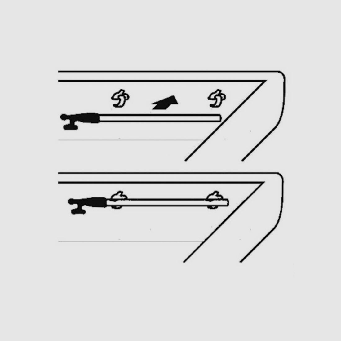 Edelstahl Clips, Bild 1 von 2