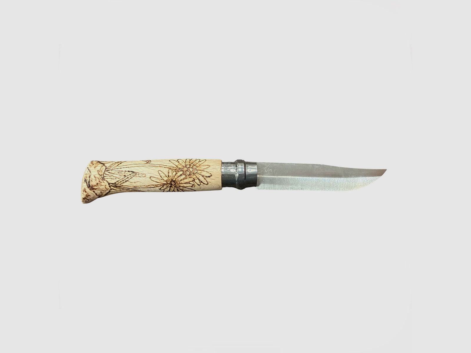 Mes – Opinel – N.8 Inox met de hand gemaakt | Stella Alpina, afbeelding 2 van 2