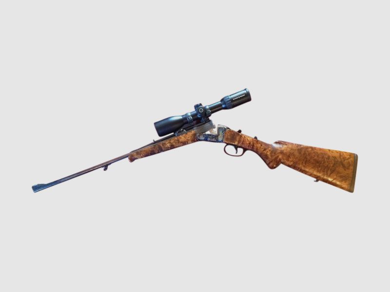 Rifle de cerrojo Adamy Suhl, cal. 5,6x52R con mira S&B