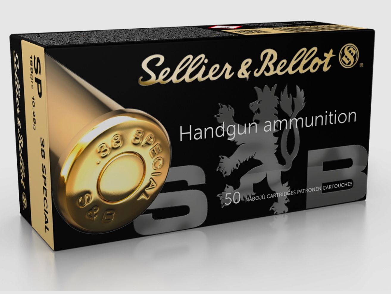 Sellier & Bellot 64192 .38 Spec. ogive partielle 10,24g/158grs.