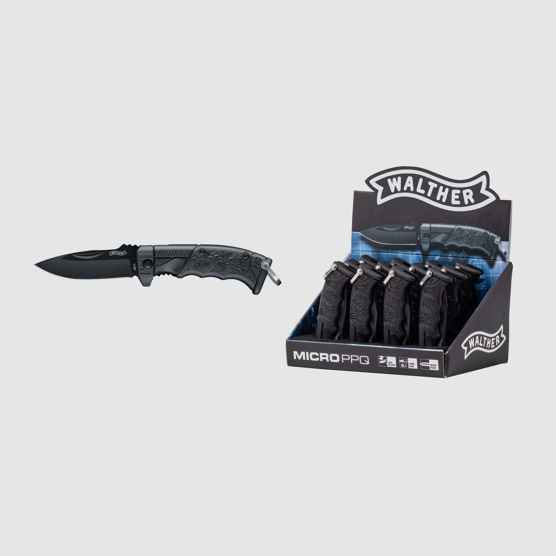 Walther Micro PPQ Knife POS-Display