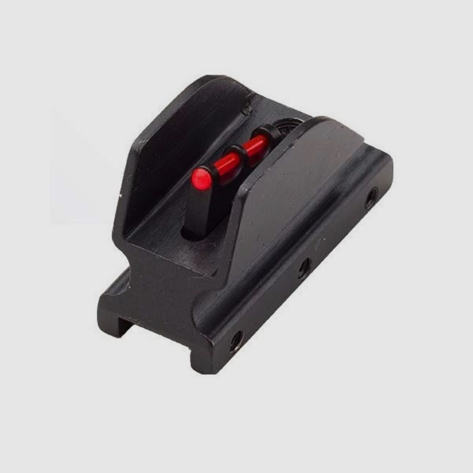 LPA Visierkorn Fiber rot Tac Flinte m/Rib