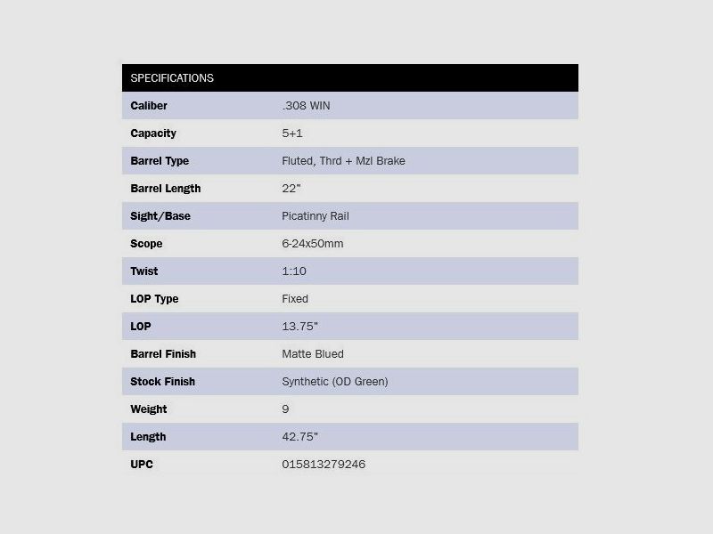 Patriot Night Train 22" Scoped OD-G, image 2 sur 2