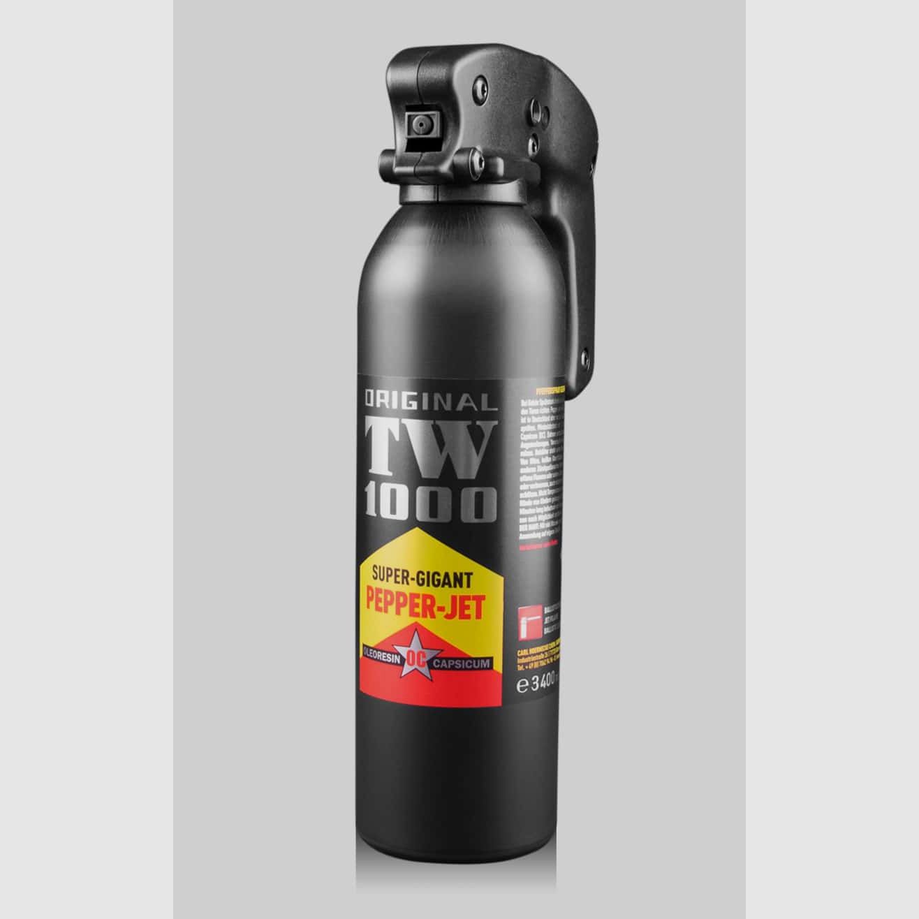 TW 1000 Pfefferspray Pepper-Jet Super-Gigant 400ml Reichweite 5-6m, Bild 1 von 4