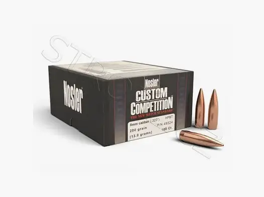 Geschosse Nosler Custom Competition 8mm, dia .323, 200grs