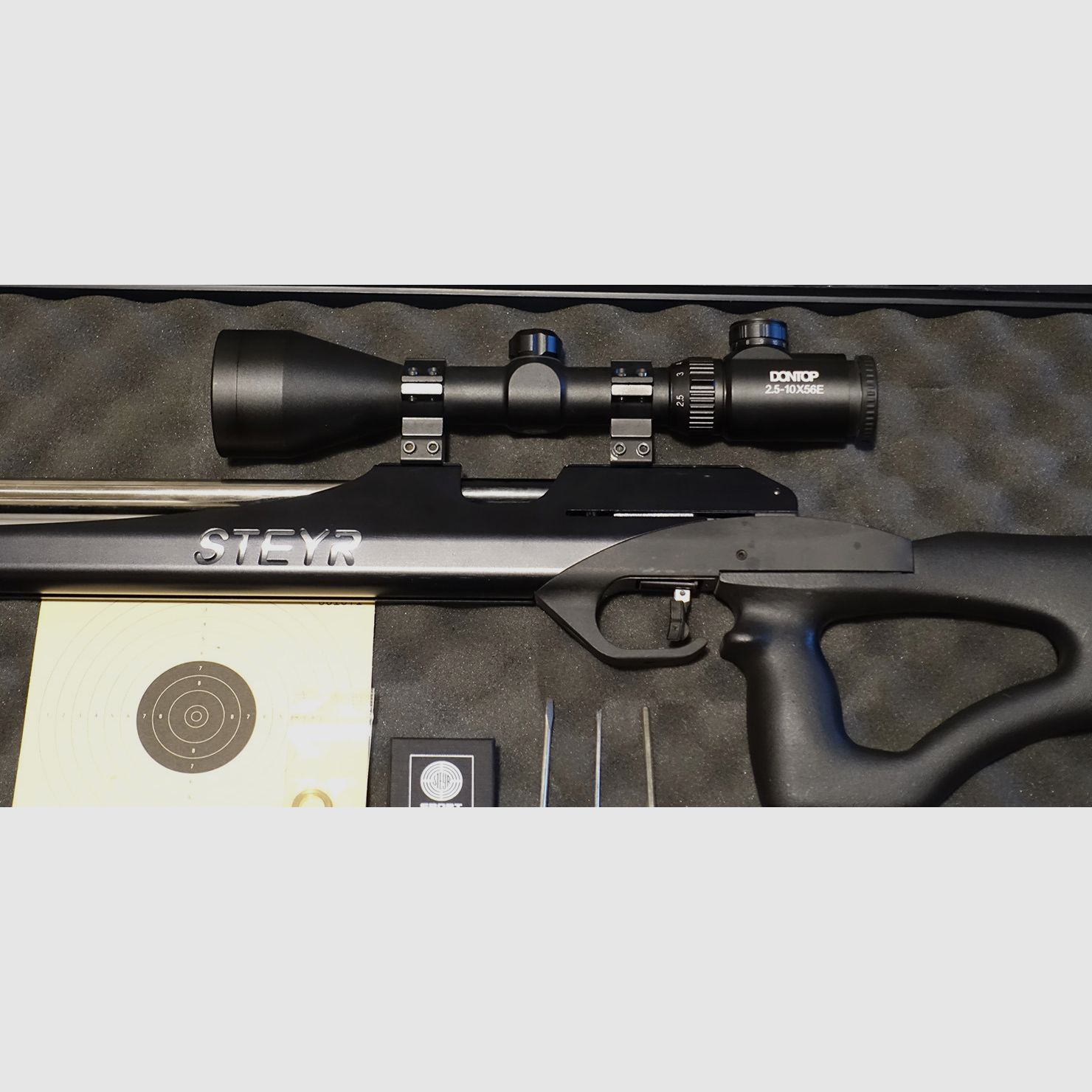 Steyr Hunting LG110 / 5 mm / 35 Joule / Cannocchiale + accessori