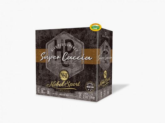 NOBEL cartucce SUPER CACCIA HP cal.12 gr.38 pb.7 speciale colombaccio