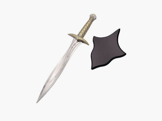 Hobbit Dolch Delux mit Wandschild