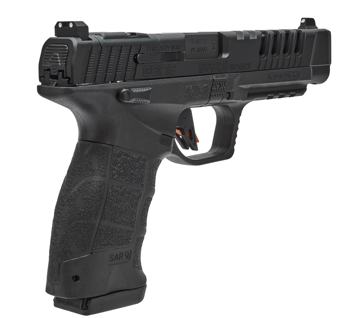 Pistolet Sarsilmaz SAR9 SPORT Gen.3 Black cal. 9x19mm, image 14 sur 14