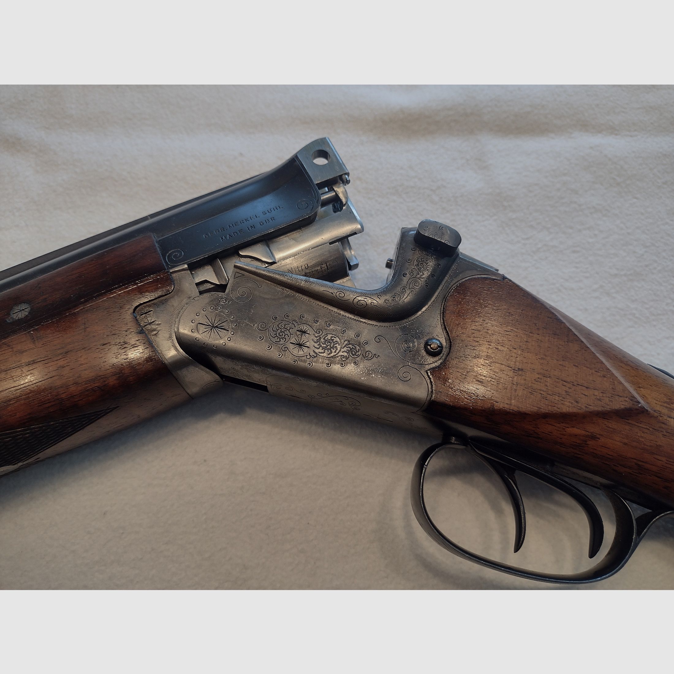 Merkel Bockdoppelflinte Kal 12-70