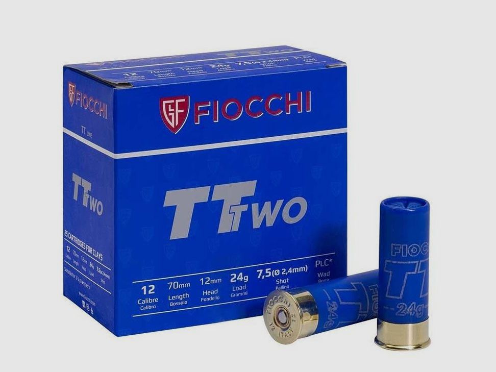 FIOCCHI hunting ammunition 12/70 Trap TT Two 24 g (7.5), image 2 of 2