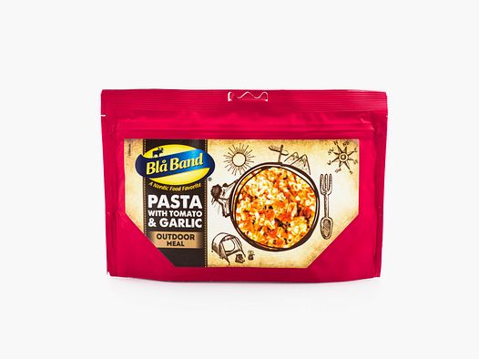 Blå Band Outdoor Meal Pasta mit Tomaten und Knoblauch