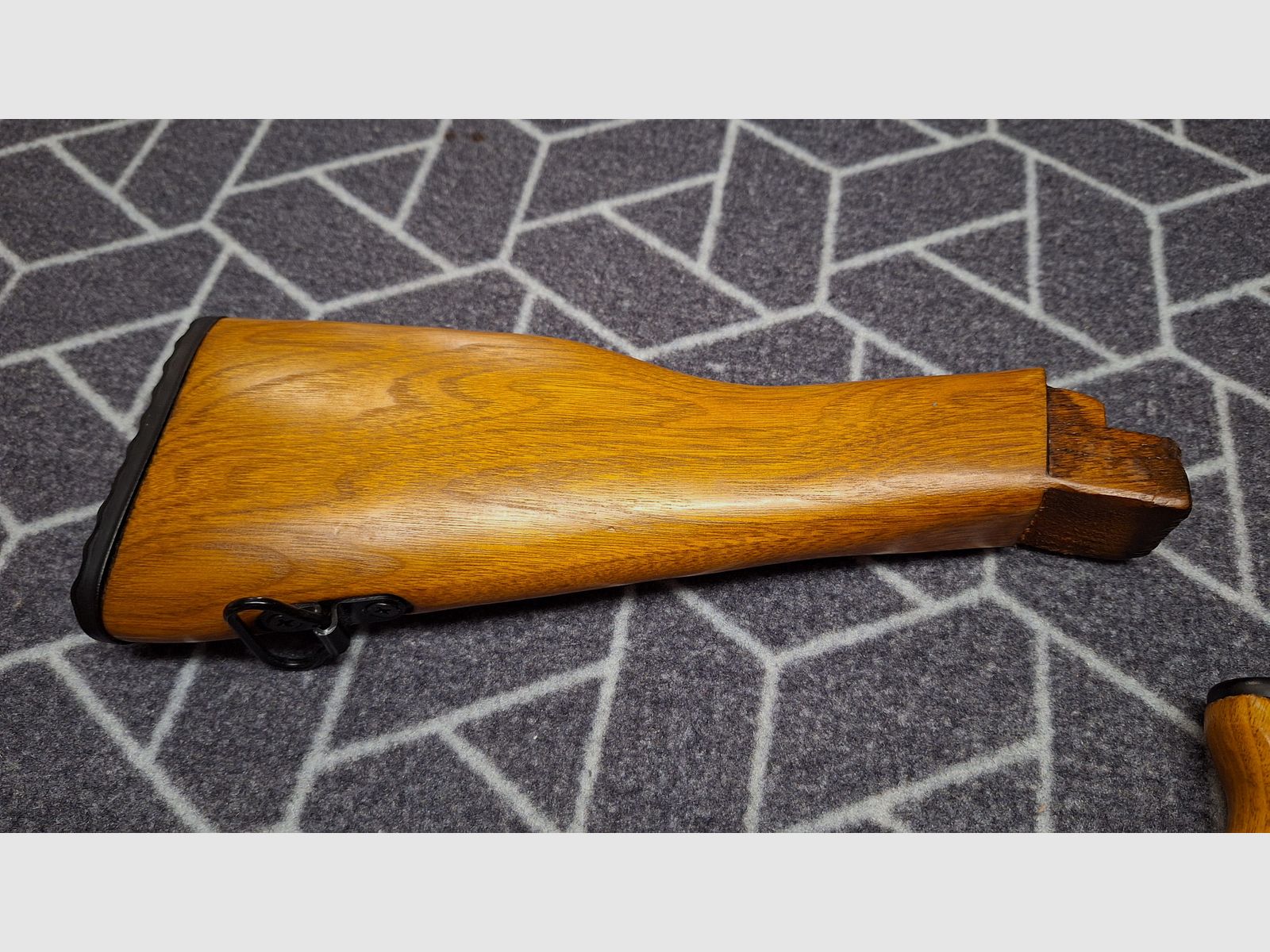 AK47 wooden stock set complete!