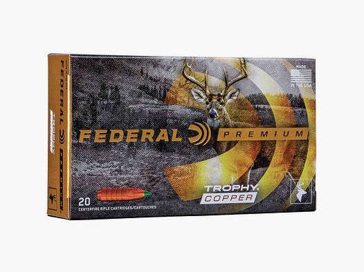 .270 Win. Premium Trophy Copper bleifrei 130 grs. Federal Ammunition