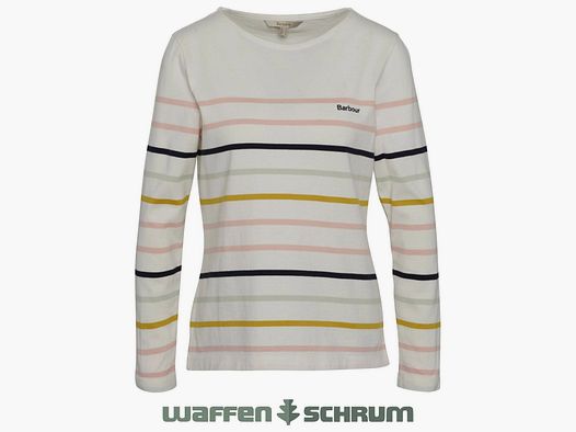 Barbour Maglietta a maniche lunghe Hawkins Cloud Stripe