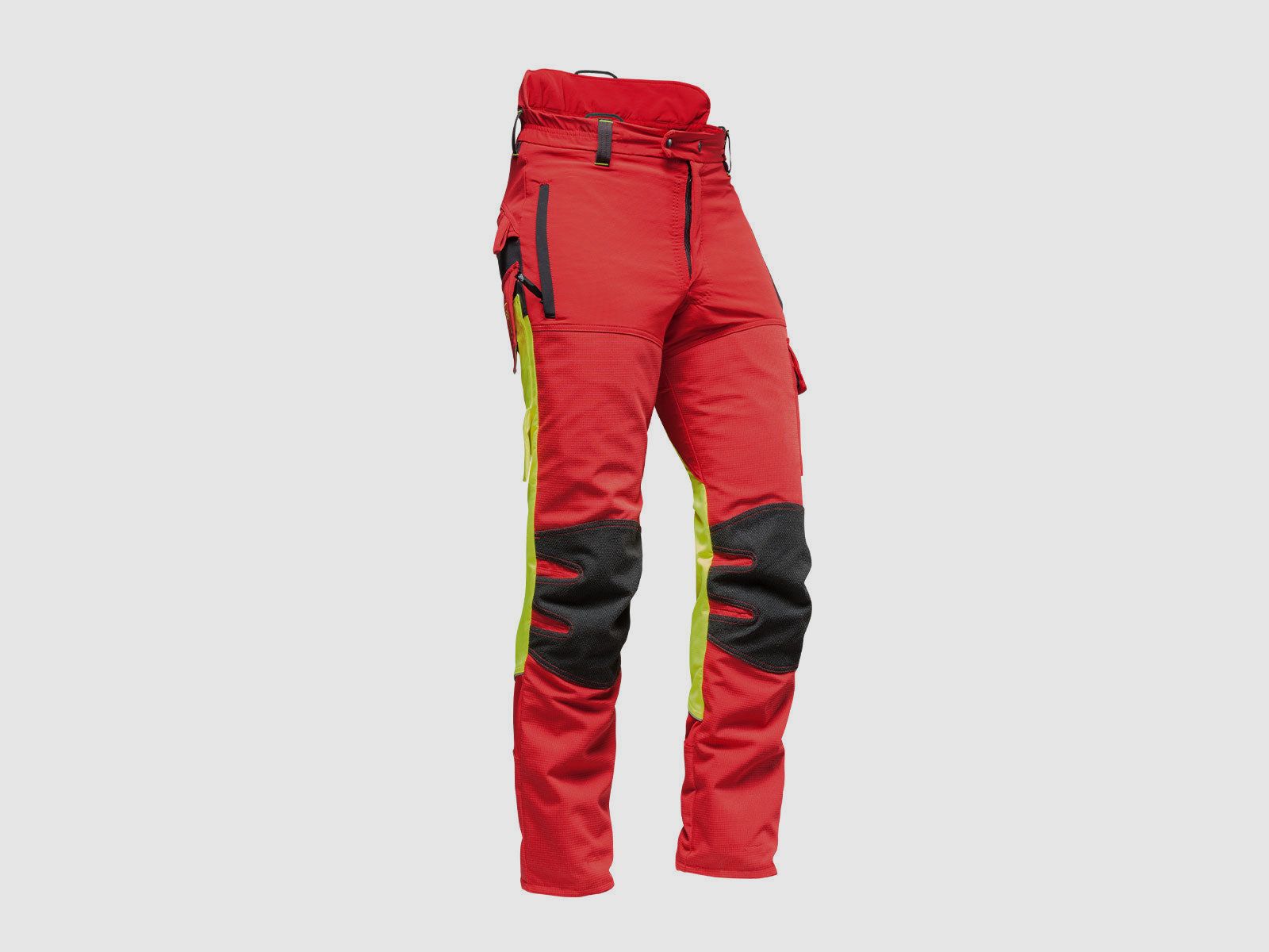 AX-MEN Spodnie Ochronne Ripstop EVO, czerwone, zdjęcie 3 z 6