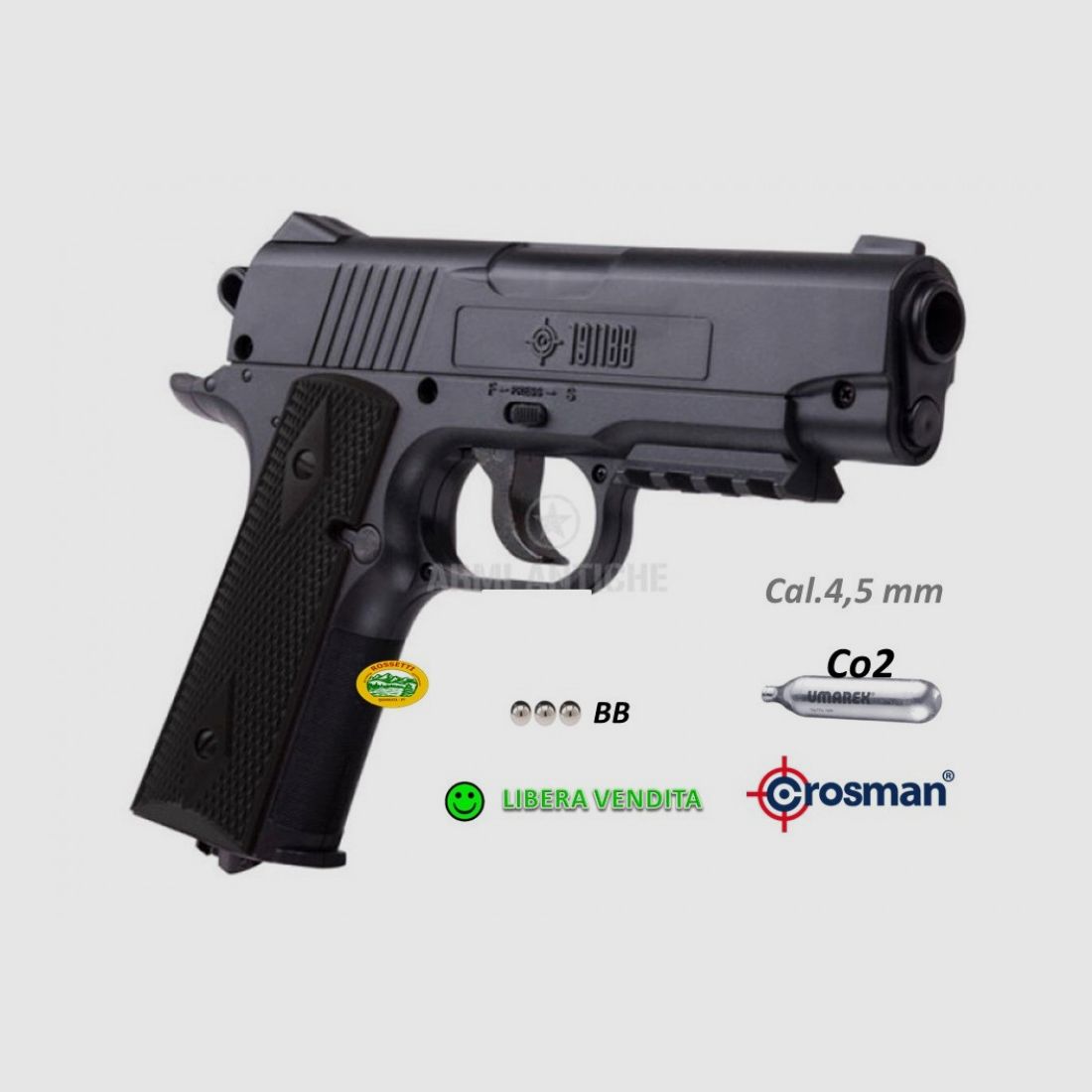 CROSMAN Colt 1911 CO2 Kal. 4,5 mm, Bild 2 von 2